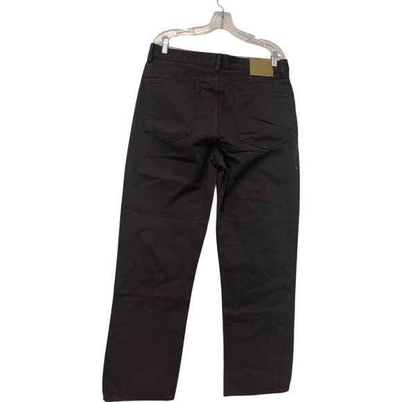 Zara Origins Mens Jeans EU 44 US 34 Brown Cotton Denim Straight Leg 5862/307 NWT - Picture 3 of 9